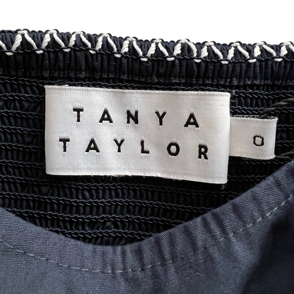 Tanya Taylor Nora Top Navy Size 0 NEW - Picture 7 of 10
